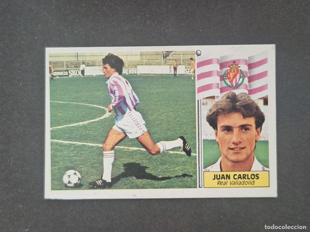 Cromos de f&uacute;tbol: L5 JUAN CARLOS REAL VALLADOLID LIGA ESTE 1986 1987 86 87 DESPEGADO RECUPERADO