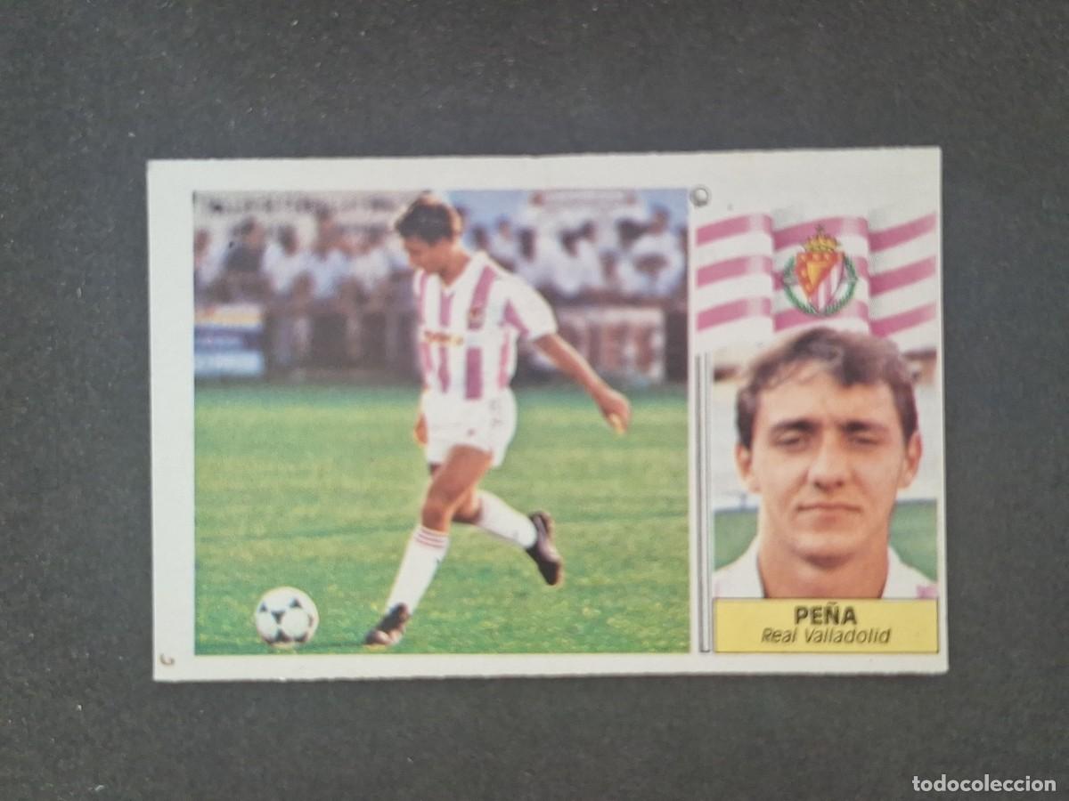 Cromos de f&uacute;tbol: L5 PE&Ntilde;A REAL VALLADOLID LIGA ESTE 1986 1987 86 87 DESPEGADO RECUPERADO