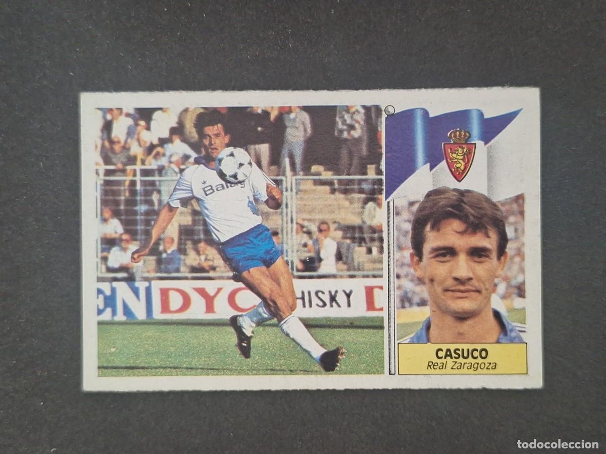 Cromos de f&uacute;tbol: L5 CASUCO REAL ZARAGOZA LIGA ESTE 1986 1987 86 87 DESPEGADO RECUPERADO