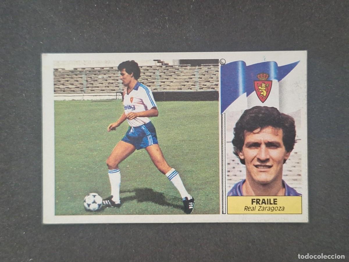 Cromos de f&uacute;tbol: L5 FRAILE REAL ZARAGOZA LIGA ESTE 1986 1987 86 87 DESPEGADO RECUPERADO