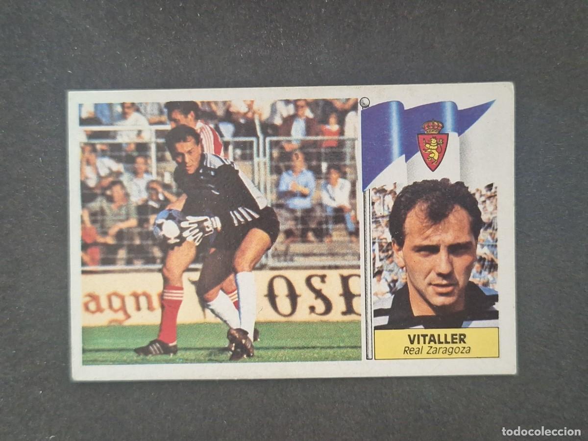 Cromos de f&uacute;tbol: L5 VITALLER REAL ZARAGOZA LIGA ESTE 1986 1987 86 87 DESPEGADO RECUPERADO