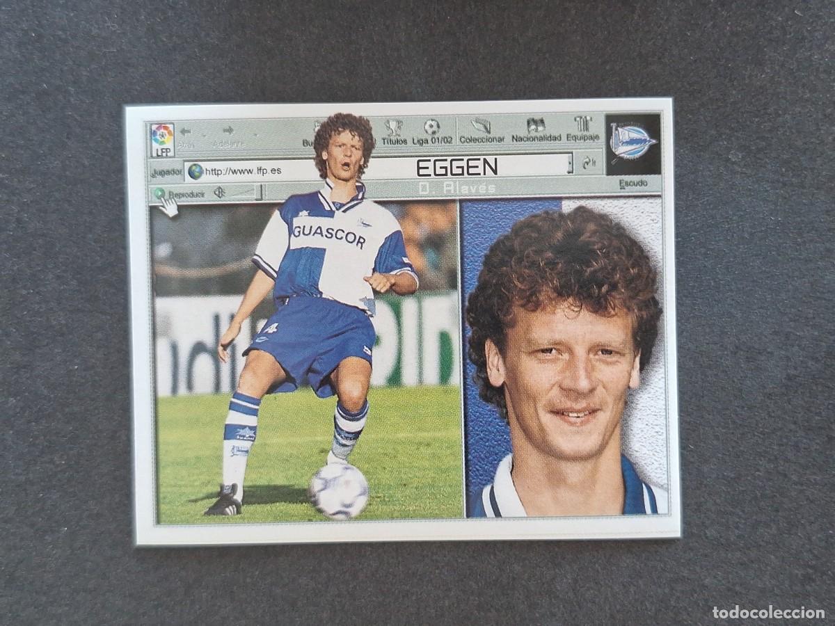 Cromos de f&uacute;tbol: L5 EGGEN DEPORTIVO ALAVES LIGA ESTE 2001 2002 01 02 NUNCA PEGADO SIN PEGAR