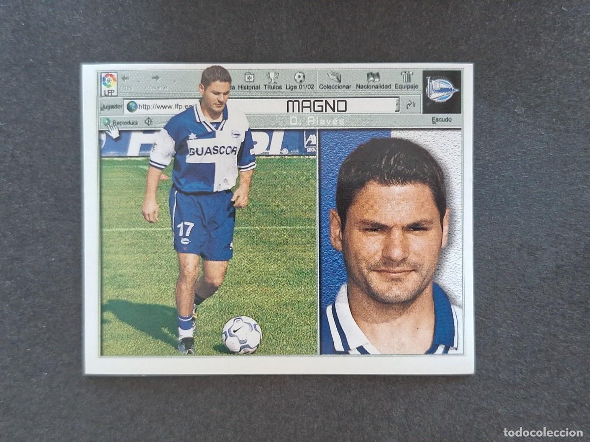 Cromos de f&uacute;tbol: L5 MAGNO DEPORTIVO ALAVES LIGA ESTE 2001 2002 01 02 NUNCA PEGADO SIN PEGAR