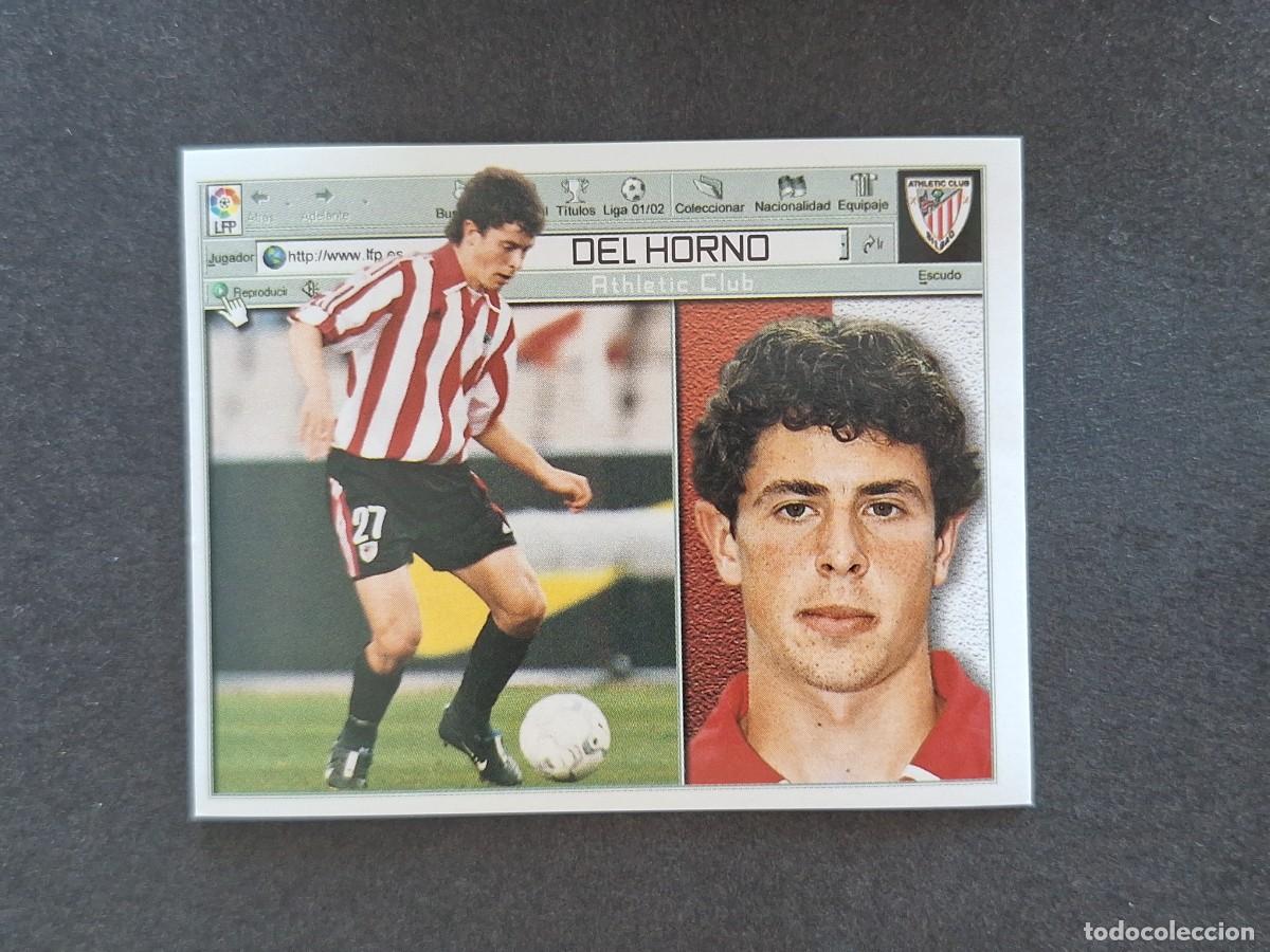 Cromos de f&uacute;tbol: L5 DEL HORNO ATHLETIC CLUB DE BILBAO LIGA ESTE 2001 2002 01 02 NUNCA PEGADO SIN PEGAR