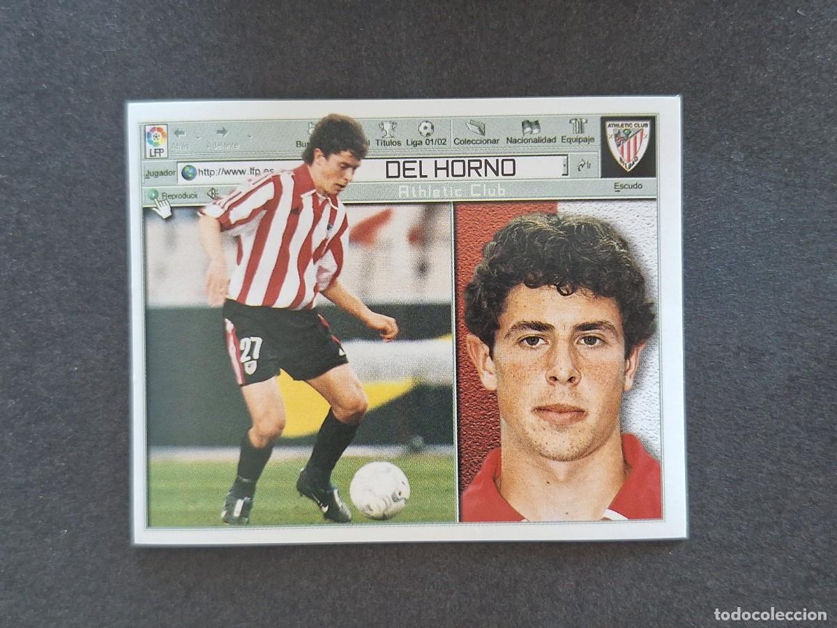 Cromos de f&uacute;tbol: L5 DEL HORNO ATHLETIC CLUB DE BILBAO LIGA ESTE 2001 2002 01 02 NUNCA PEGADO SIN PEGAR