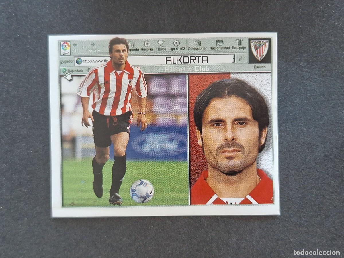 Cromos de f&uacute;tbol: L5 ALKORTA ATHLETIC CLUB DE BILBAO LIGA ESTE 2001 2002 01 02 NUNCA PEGADO SIN PEGAR