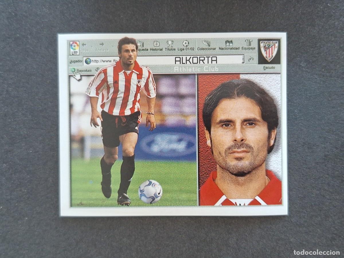 Cromos de f&uacute;tbol: L5 ALKORTA ATHLETIC CLUB DE BILBAO LIGA ESTE 2001 2002 01 02 NUNCA PEGADO SIN PEGAR