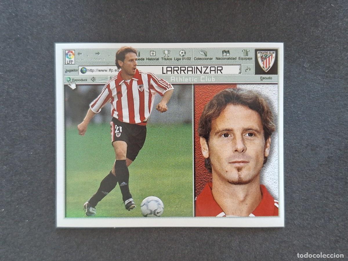 Cromos de f&uacute;tbol: L5 LARRAINZAR ATHLETIC CLUB DE BILBAO LIGA ESTE 2001 2002 01 02 NUNCA PEGADO SIN PEGAR