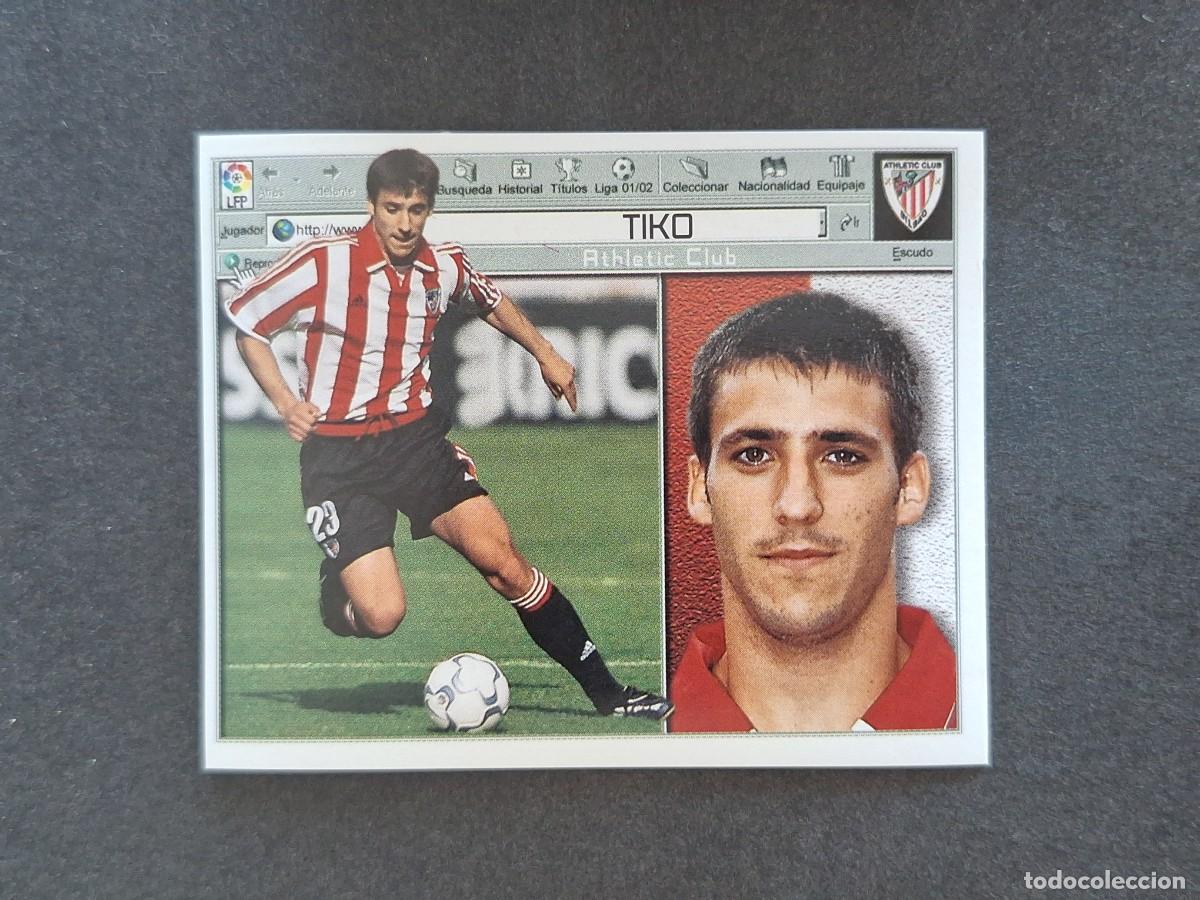 Cromos de f&uacute;tbol: L5 TIKO ATHLETIC CLUB DE BILBAO LIGA ESTE 2001 2002 01 02 NUNCA PEGADO SIN PEGAR