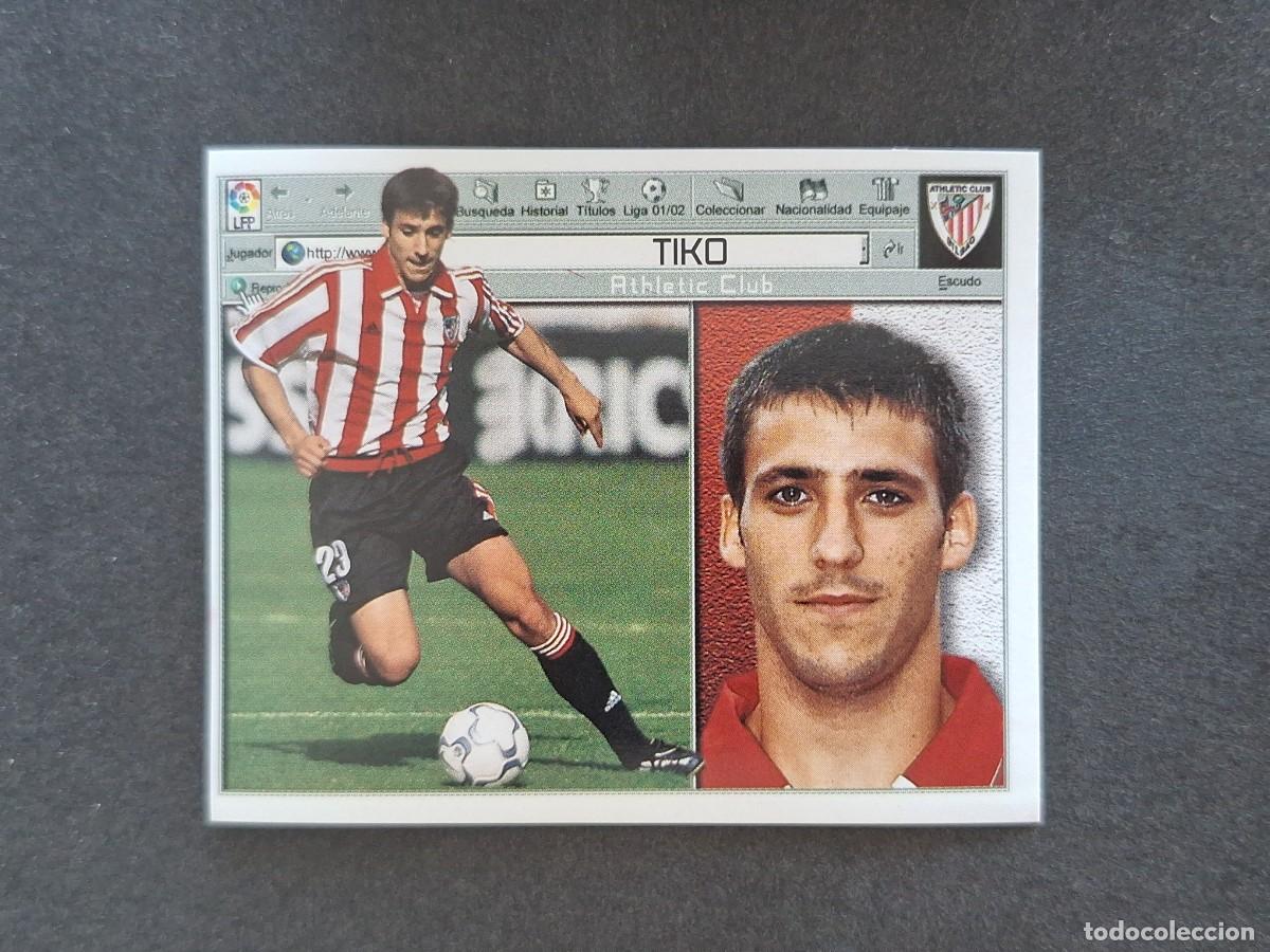 Cromos de f&uacute;tbol: L5 TIKO ATHLETIC CLUB DE BILBAO LIGA ESTE 2001 2002 01 02 NUNCA PEGADO SIN PEGAR