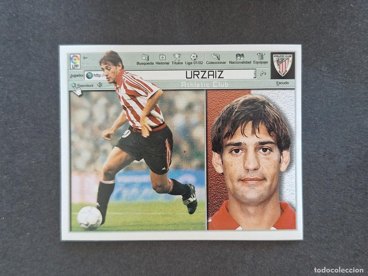 Cromos de f&uacute;tbol: L5 URZAIZ ATHLETIC CLUB DE BILBAO LIGA ESTE 2001 2002 01 02 NUNCA PEGADO SIN PEGAR