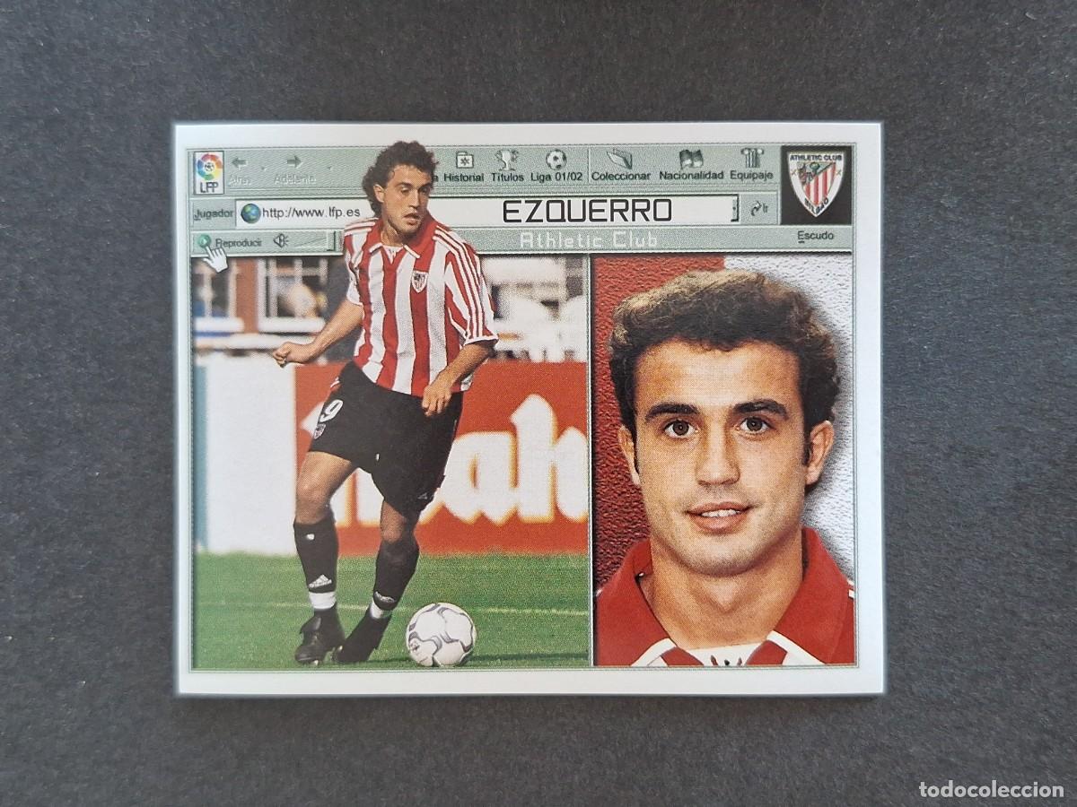 Cromos de f&uacute;tbol: L5 EZQUERRO ATHLETIC CLUB DE BILBAO LIGA ESTE 2001 2002 01 02 NUNCA PEGADO SIN PEGAR
