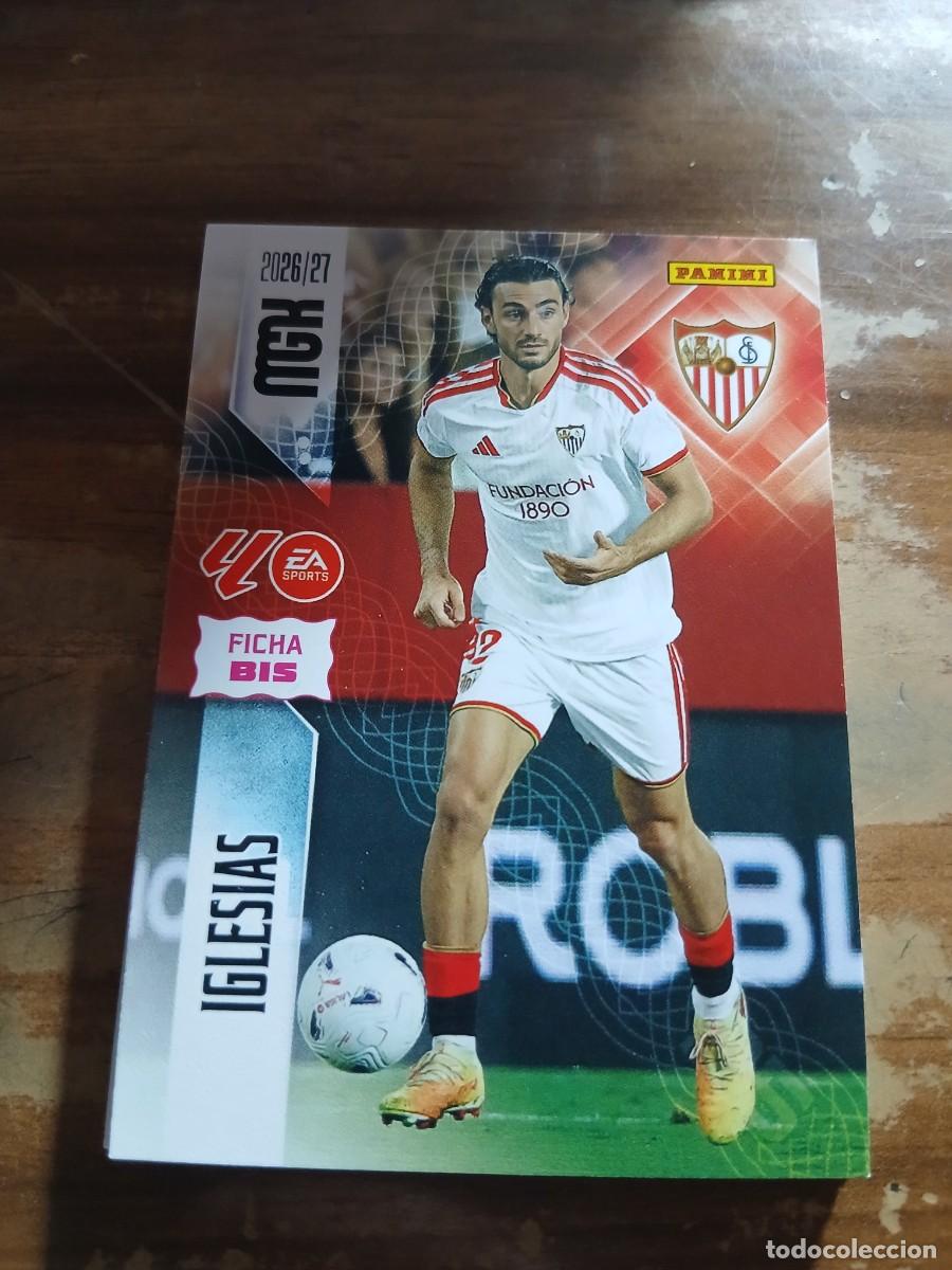 Cromos de f&uacute;tbol: CARD MEGACRACKS TEMPORADA 26/27: FICHA BIS IGLESIAS, N&deg; 329 BIS