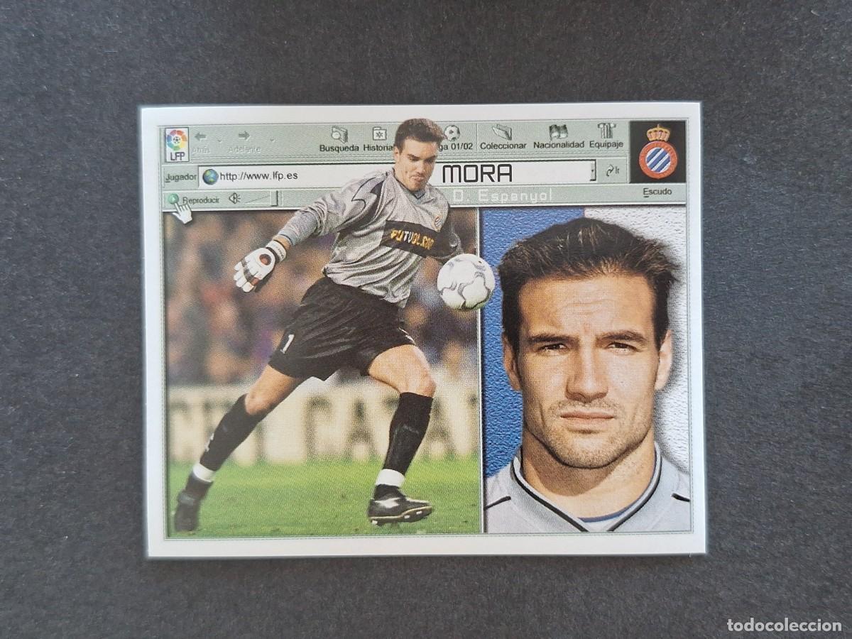 Football Stickers: L5 MORA R. C. D. ESPA&Ntilde;OL LIGA ESTE 2001 2002 01 02 NUNCA PEGADO SIN PEGAR