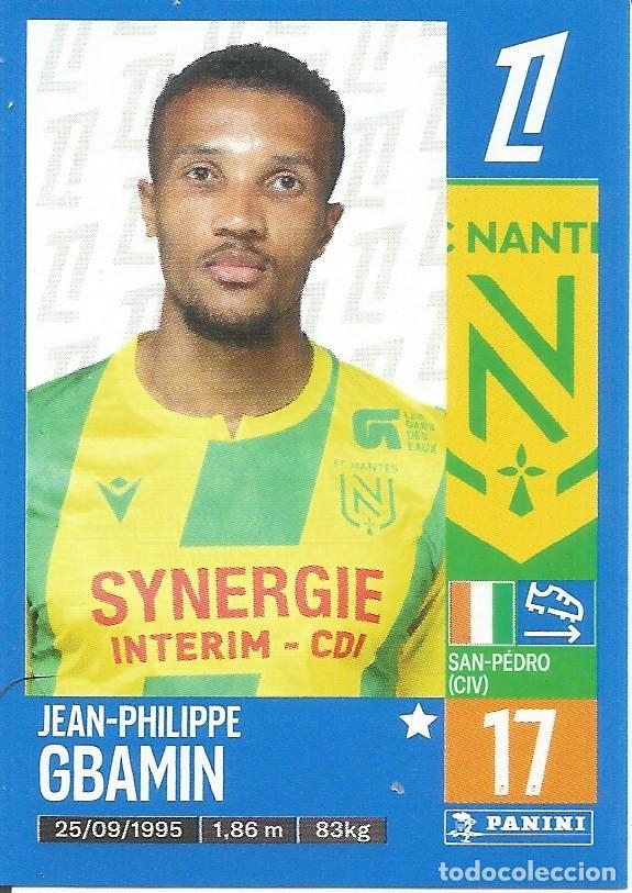 Figurine di Calcio: Cromo n.&ordm; 305 - Jean-Philippe Gbamin - Nantes - Foot 2024 2025 - Ligue 1 McDonald's (Panini) - UNFP