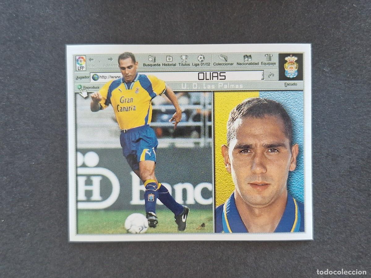 Figurine di Calcio: L5 OLIAS U. D. LAS PALMAS LIGA ESTE 2001 2002 01 02 NUNCA PEGADO SIN PEGAR