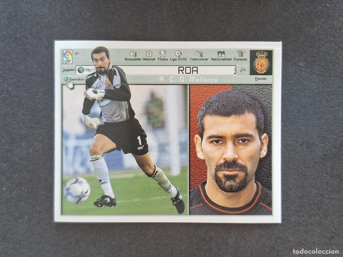 Cromos de f&uacute;tbol: L5 ROA R. C. D. MALLORCA LIGA ESTE 2001 2002 01 02 NUNCA PEGADO SIN PEGAR
