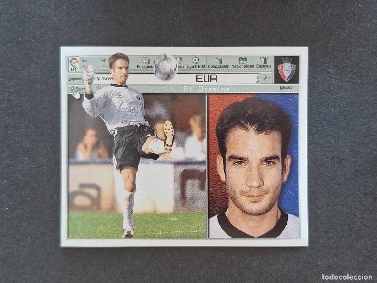 Cromos de f&uacute;tbol: L5 ELIA C. A. OSASUNA LIGA ESTE 2001 2002 01 02 NUNCA PEGADO SIN PEGAR