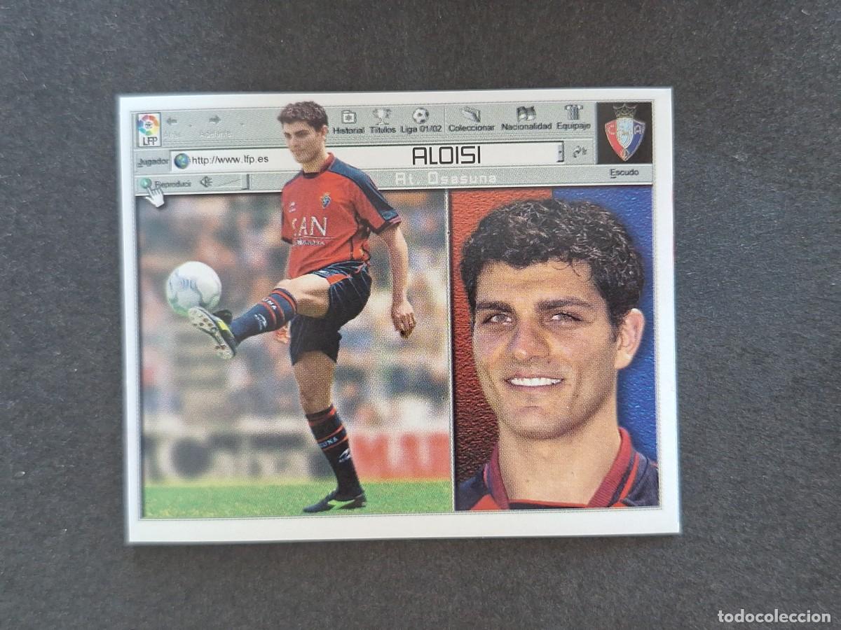 Cromos de f&uacute;tbol: L5 ALOISI C. A. OSASUNA LIGA ESTE 2001 2002 01 02 NUNCA PEGADO SIN PEGAR