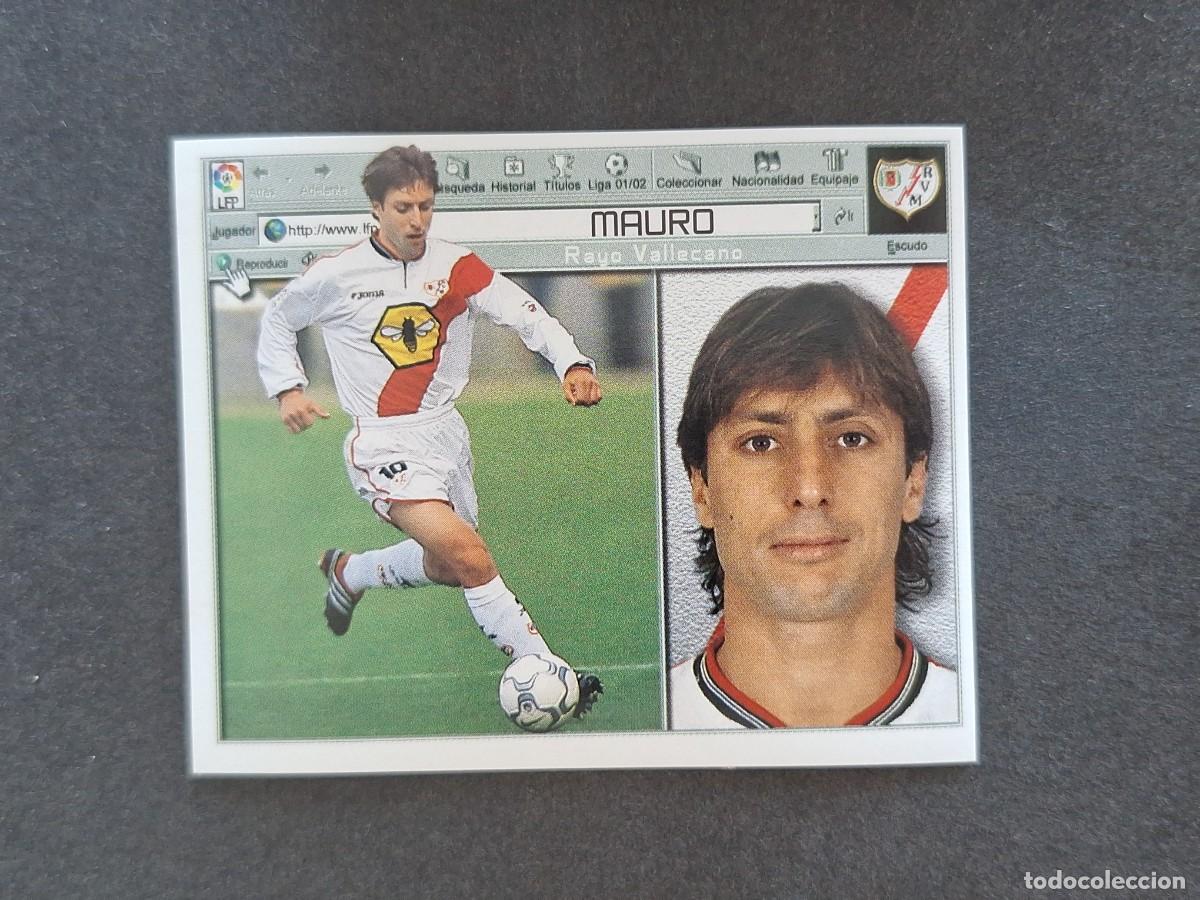 Cromos de f&uacute;tbol: L5 MAURO RAYO VALLECANO LIGA ESTE 2001 2002 01 02 NUNCA PEGADO SIN PEGAR