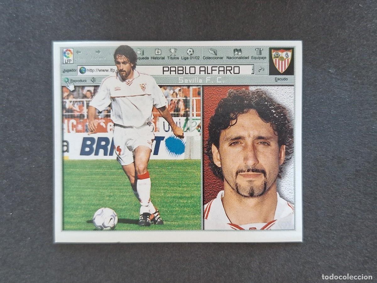 Figurine di Calcio: L5 PABLO ALFARO SEVILLA F. C. LIGA ESTE 2001 2002 01 02 NUNCA PEGADO SIN PEGAR