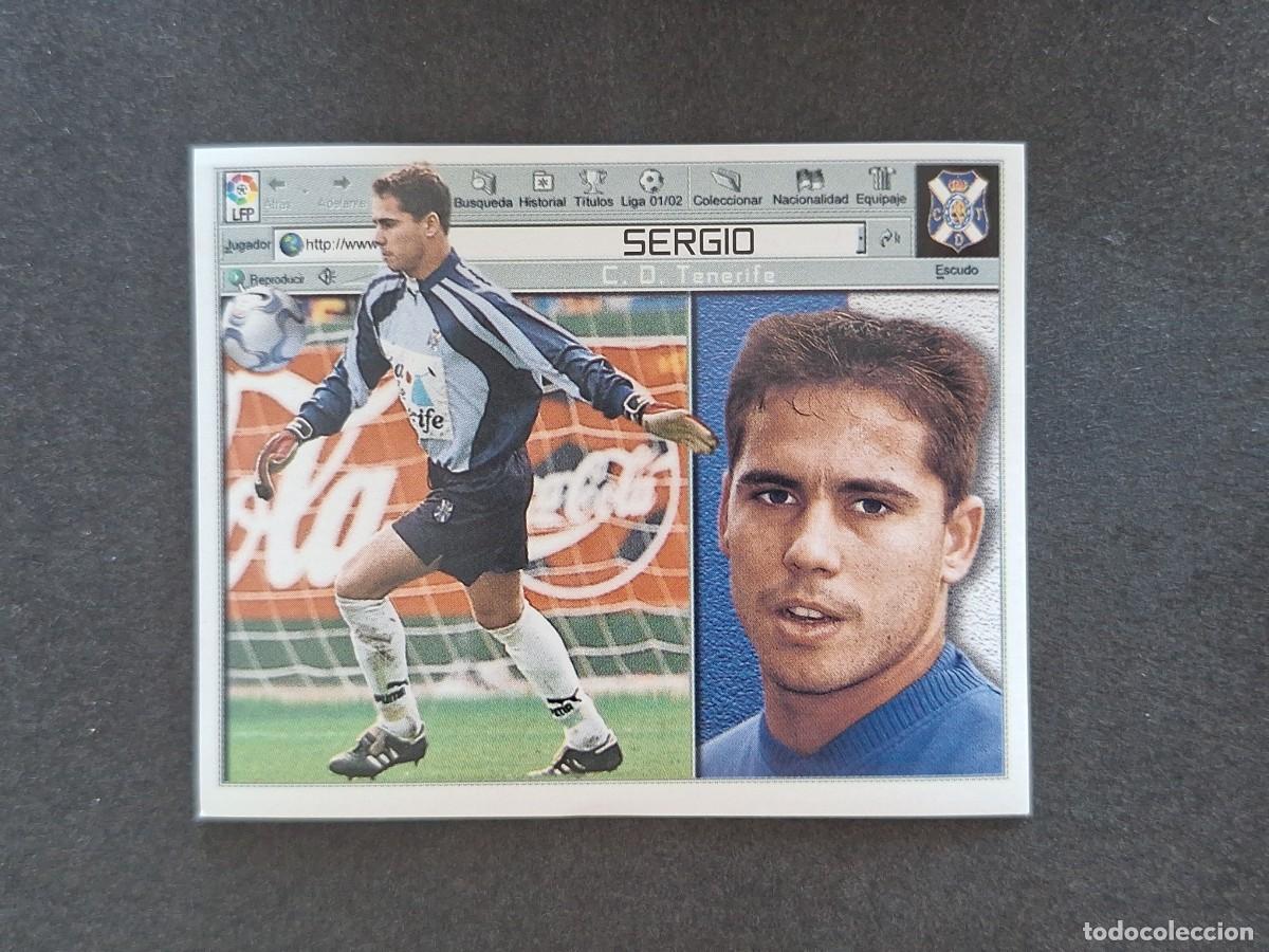 Cromos de Futebol: L5 SERGIO C. D. TENERIFE LIGA ESTE 2001 2002 01 02 NUNCA PEGADO SIN PEGAR