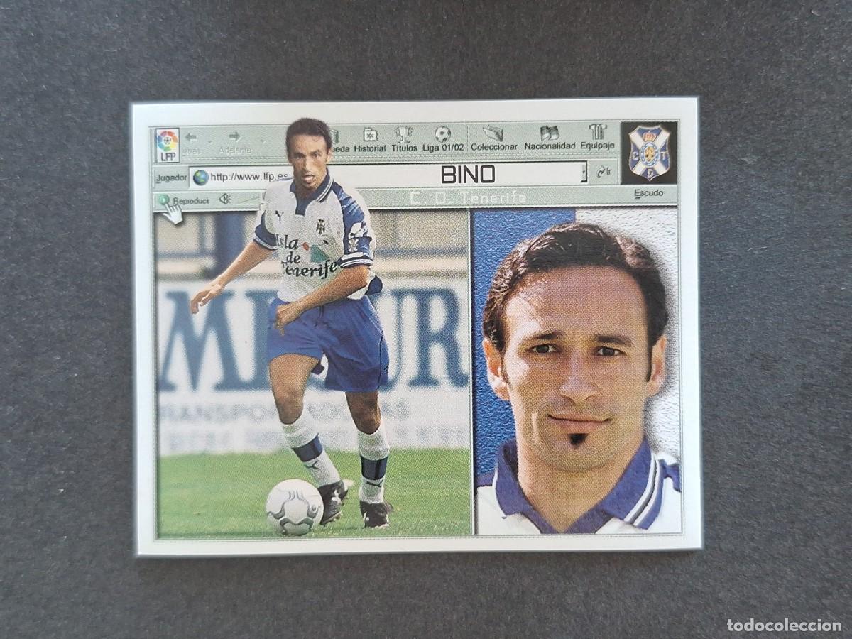 Cromos de Futebol: L5 BINO C. D. TENERIFE LIGA ESTE 2001 2002 01 02 NUNCA PEGADO SIN PEGAR