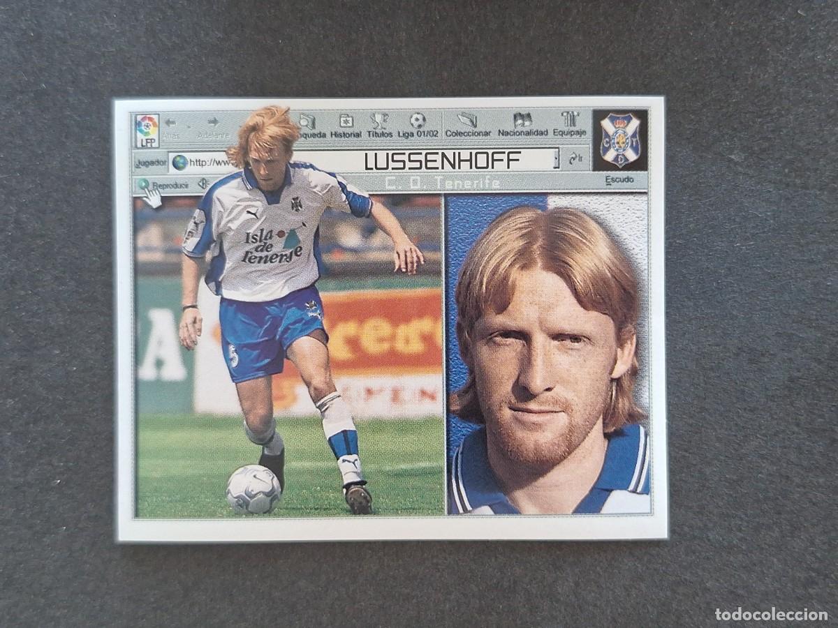 Cromos de Futebol: L5 LUSSENHOFF C. D. TENERIFE LIGA ESTE 2001 2002 01 02 NUNCA PEGADO SIN PEGAR