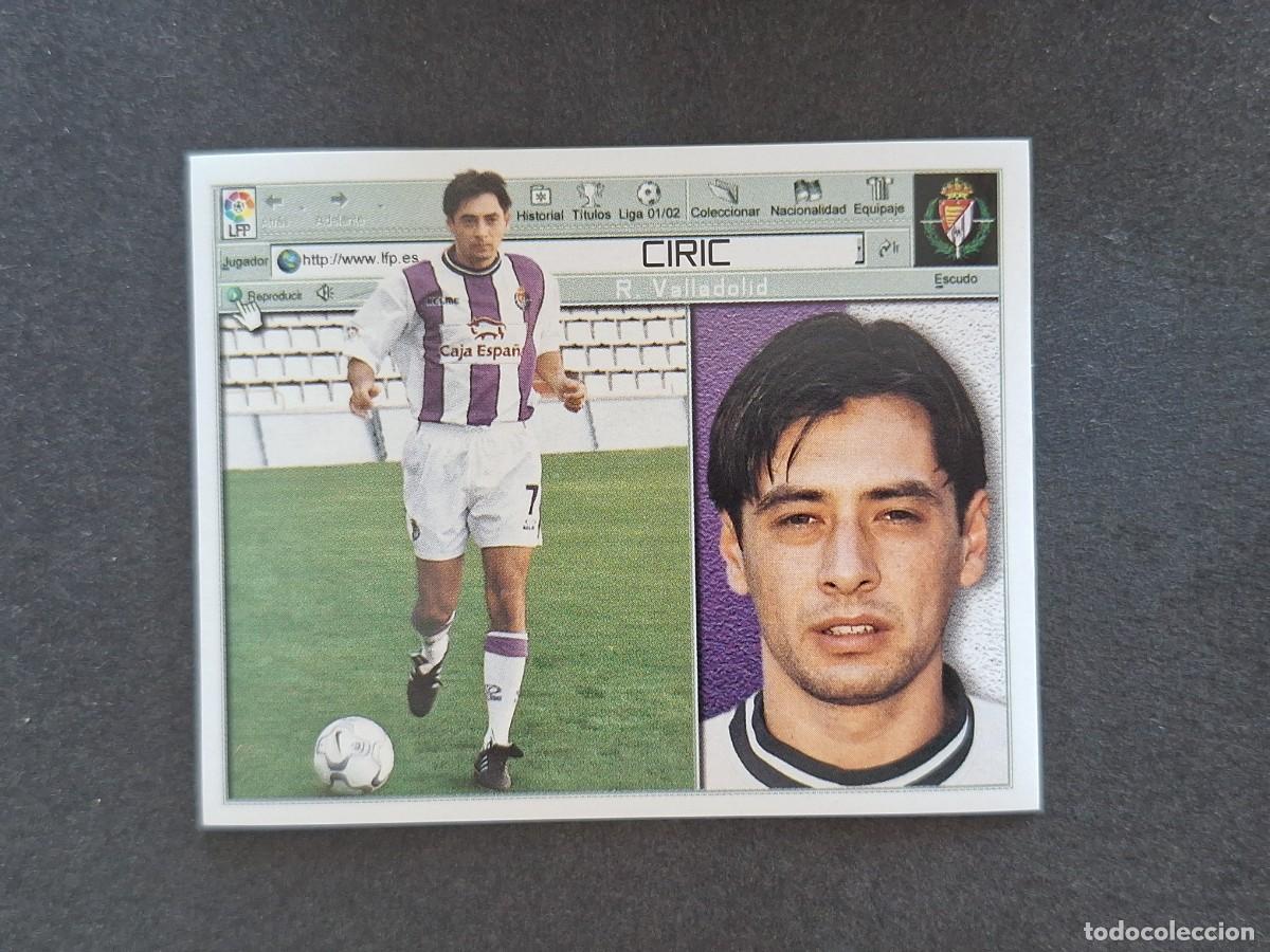 Cromos de f&uacute;tbol: L5 CIRIC REAL VALLADOLID LIGA ESTE 2001 2002 01 02 NUNCA PEGADO SIN PEGAR