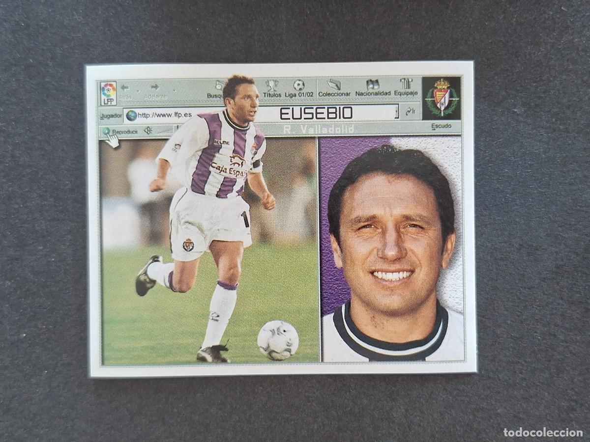 Cromos de f&uacute;tbol: L5 EUSEBIO REAL VALLADOLID LIGA ESTE 2001 2002 01 02 NUNCA PEGADO SIN PEGAR