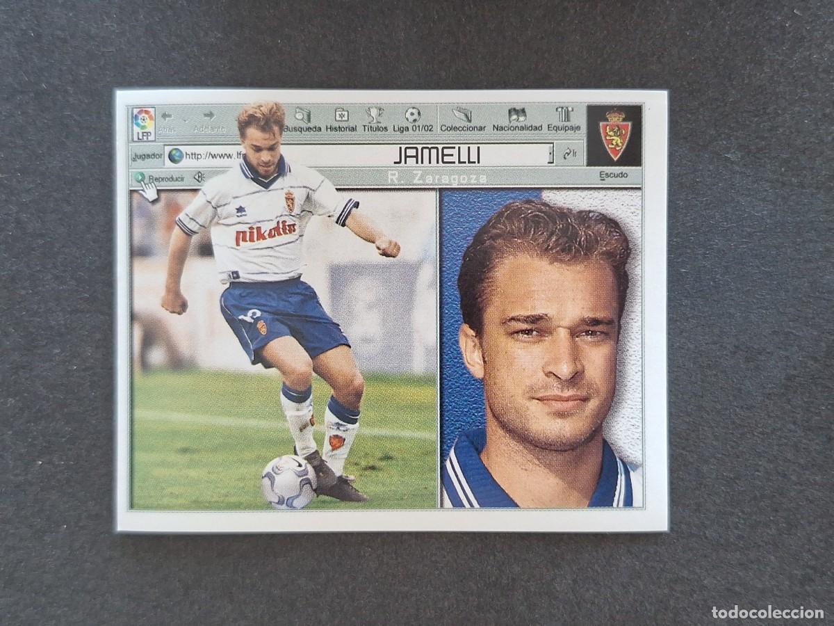 Cromos de f&uacute;tbol: L5 JAMELLI REAL ZARAGOZA LIGA ESTE 2001 2002 01 02 NUNCA PEGADO SIN PEGAR