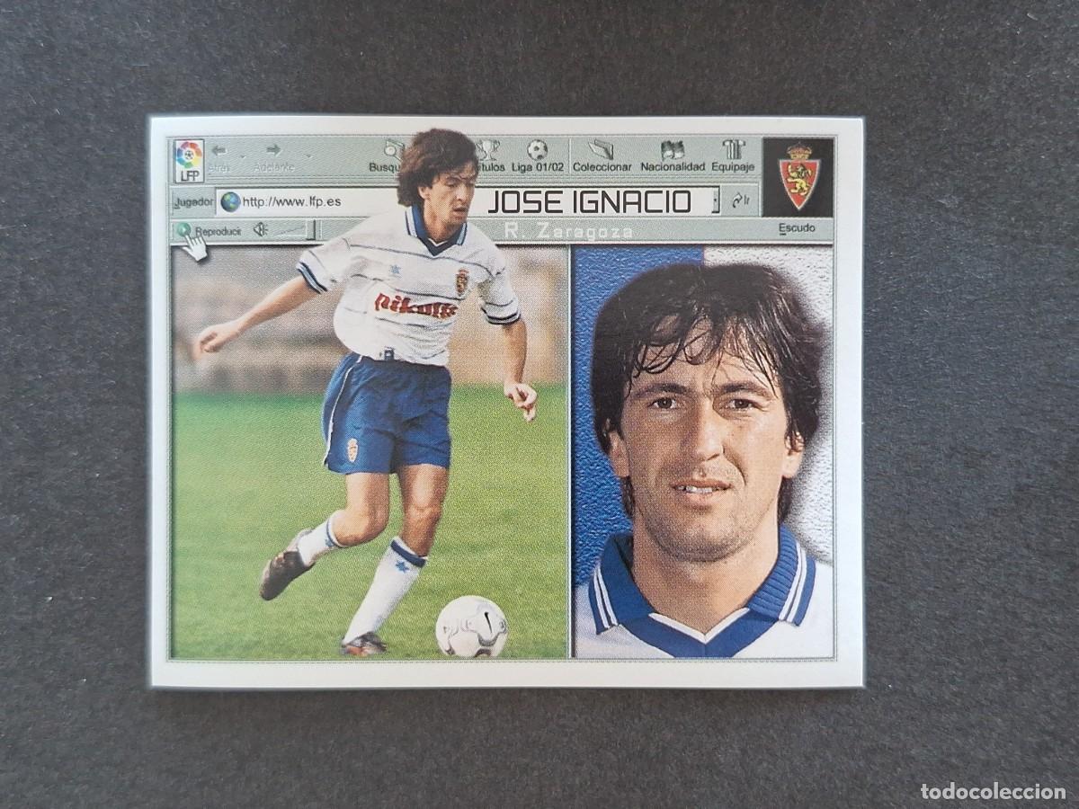 Cromos de f&uacute;tbol: L5 JOSE IGNACIO REAL ZARAGOZA LIGA ESTE 2001 2002 01 02 NUNCA PEGADO SIN PEGAR