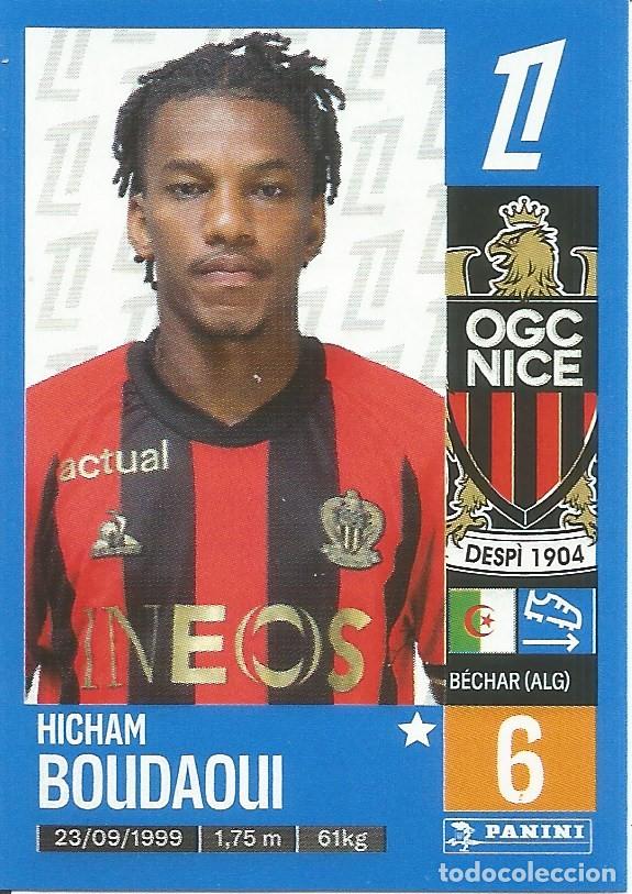 Cromos de f&uacute;tbol: Cromo n.&ordm; 336 - Hicham Boudaqui - OGC Nice - Foot 2024 2025 - Ligue 1 McDonald's (Panini) - UNFP