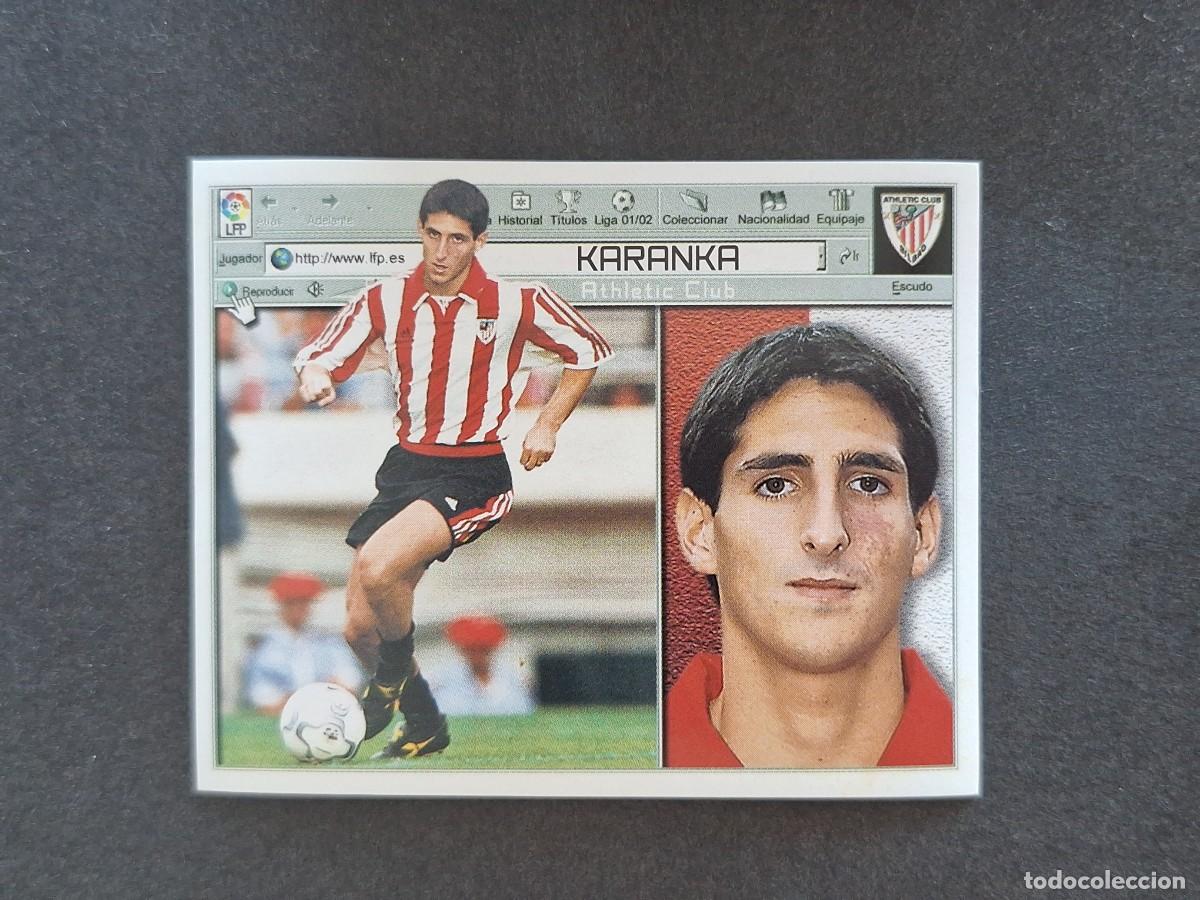 Cromos de f&uacute;tbol: L5 KARANKA ATHLETIC CLUB DE BILBAO FICHAJE 11 LIGA ESTE 2001 2002 01 02 NUNCA PEGADO SIN PEGAR