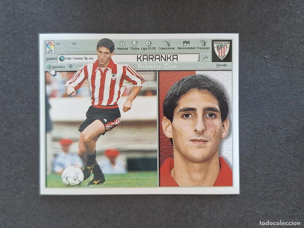 Cromos de f&uacute;tbol: L5 KARANKA ATHLETIC CLUB DE BILBAO FICHAJE 11 LIGA ESTE 2001 2002 01 02 NUNCA PEGADO SIN PEGAR