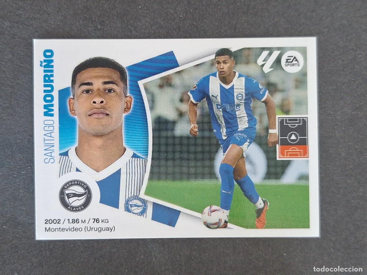 Cromos de f&uacute;tbol: L4 MOURI&Ntilde;O DEPORTIVO ALAVES COLOCA LIGA ESTE 2024 2025 24 25 NUNCA PEGADO SIN PEGAR