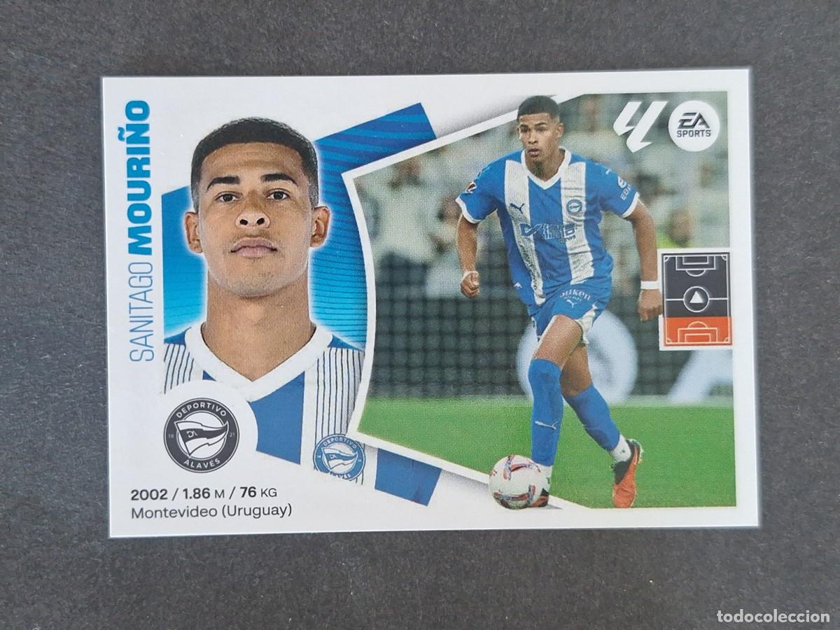 Cromos de f&uacute;tbol: L4 MOURI&Ntilde;O DEPORTIVO ALAVES COLOCA LIGA ESTE 2024 2025 24 25 NUNCA PEGADO SIN PEGAR