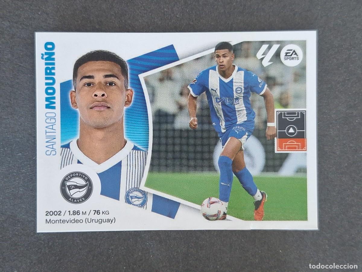 Cromos de f&uacute;tbol: L4 MOURI&Ntilde;O DEPORTIVO ALAVES COLOCA LIGA ESTE 2024 2025 24 25 NUNCA PEGADO SIN PEGAR
