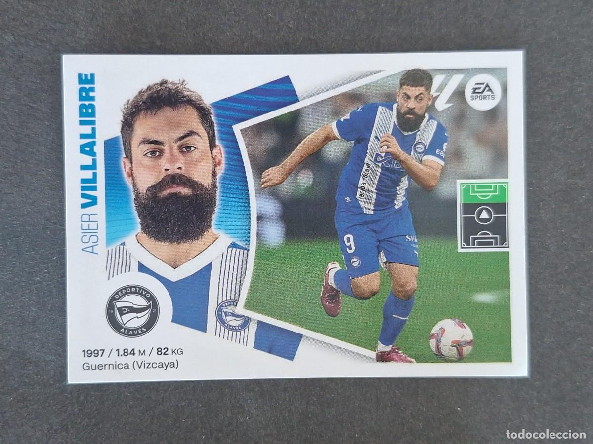 Cromos de f&uacute;tbol: L4 VILLALIBRE DEPORTIVO ALAVES COLOCA LIGA ESTE 2024 2025 24 25 NUNCA PEGADO SIN PEGAR