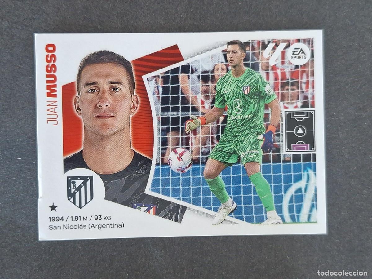 Cromos de f&uacute;tbol: L4 MUSSO ATLETICO DE MADRID COLOCA LIGA ESTE 2024 2025 24 25 NUNCA PEGADO SIN PEGAR