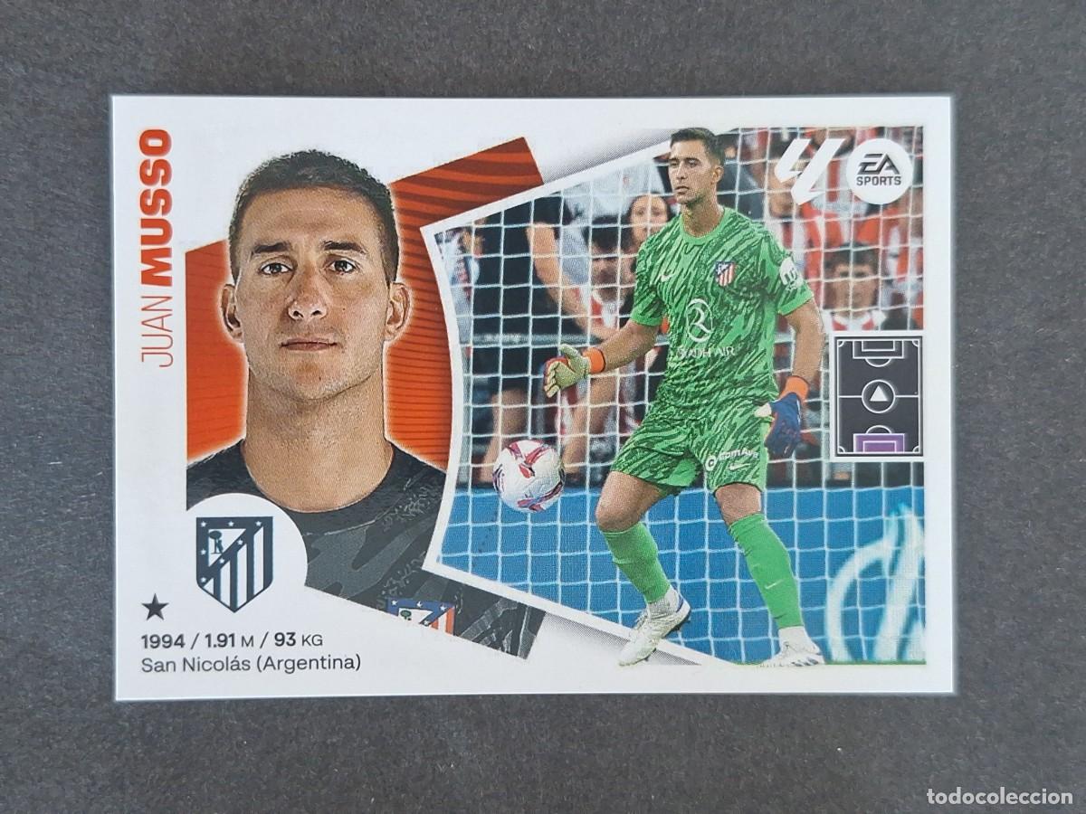 Cromos de f&uacute;tbol: L4 MUSSO ATLETICO DE MADRID COLOCA LIGA ESTE 2024 2025 24 25 NUNCA PEGADO SIN PEGAR