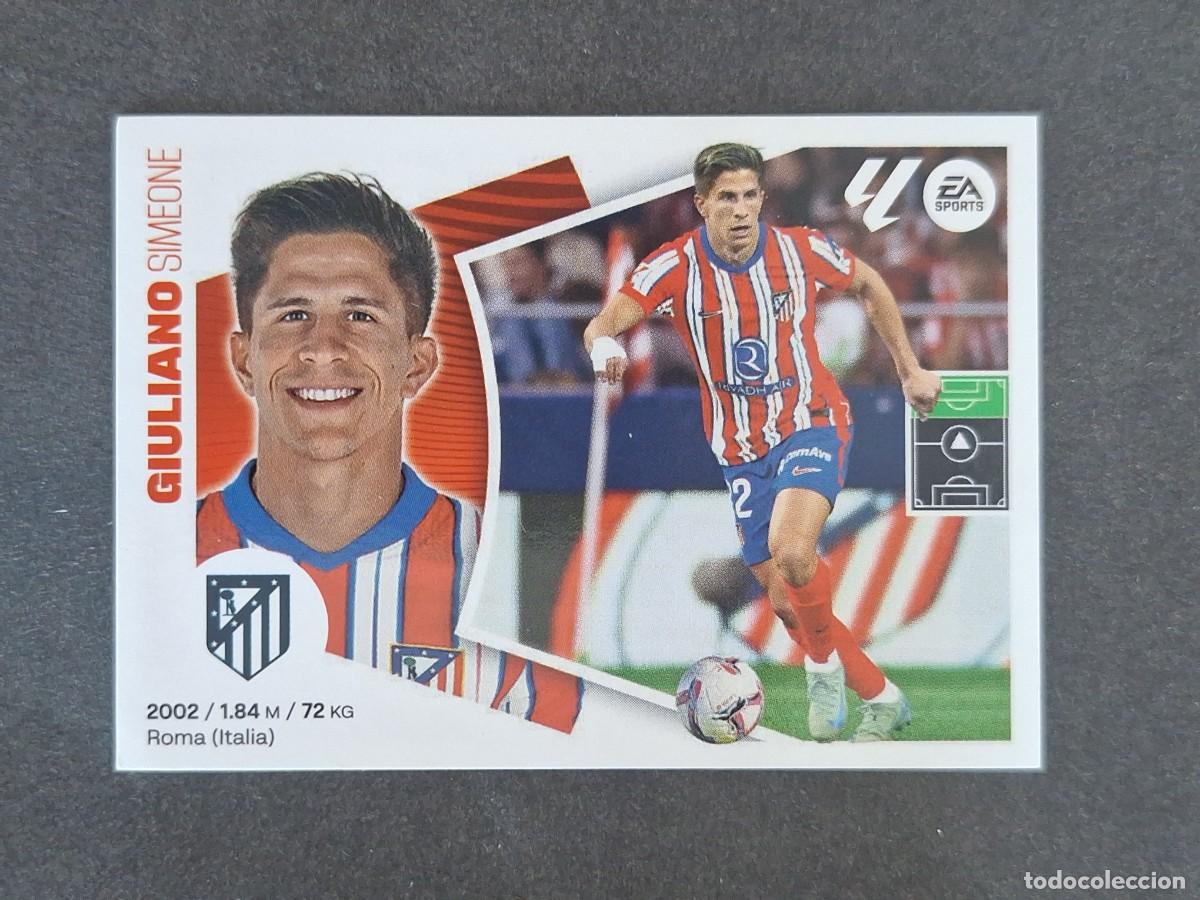 Cromos de Futebol: L4 GIULIANO ATLETICO DE MADRID COLOCA LIGA ESTE 2024 2025 24 25 NUNCA PEGADO SIN PEGAR