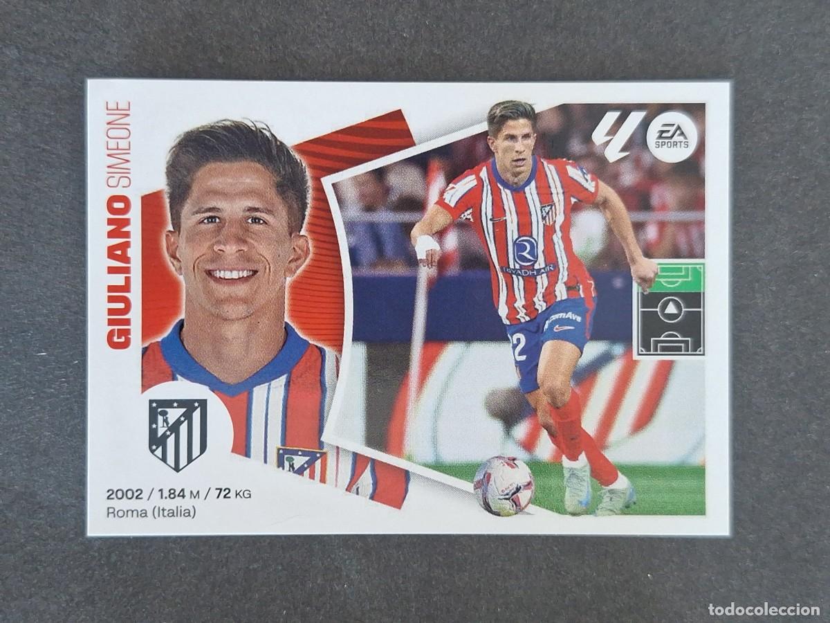 Cromos de Futebol: L4 GIULIANO ATLETICO DE MADRID COLOCA LIGA ESTE 2024 2025 24 25 NUNCA PEGADO SIN PEGAR