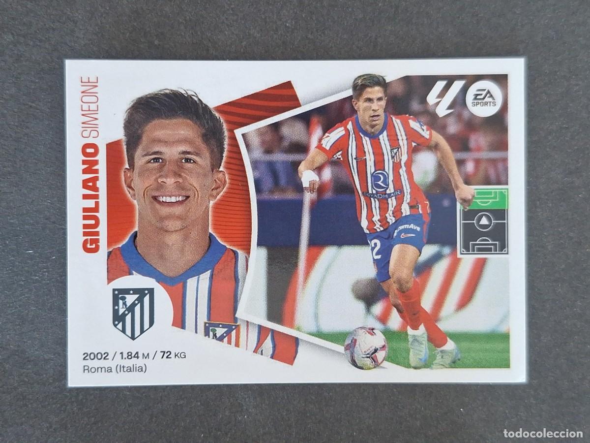 Figurine di Calcio: L4 GIULIANO ATLETICO DE MADRID COLOCA LIGA ESTE 2024 2025 24 25 NUNCA PEGADO SIN PEGAR