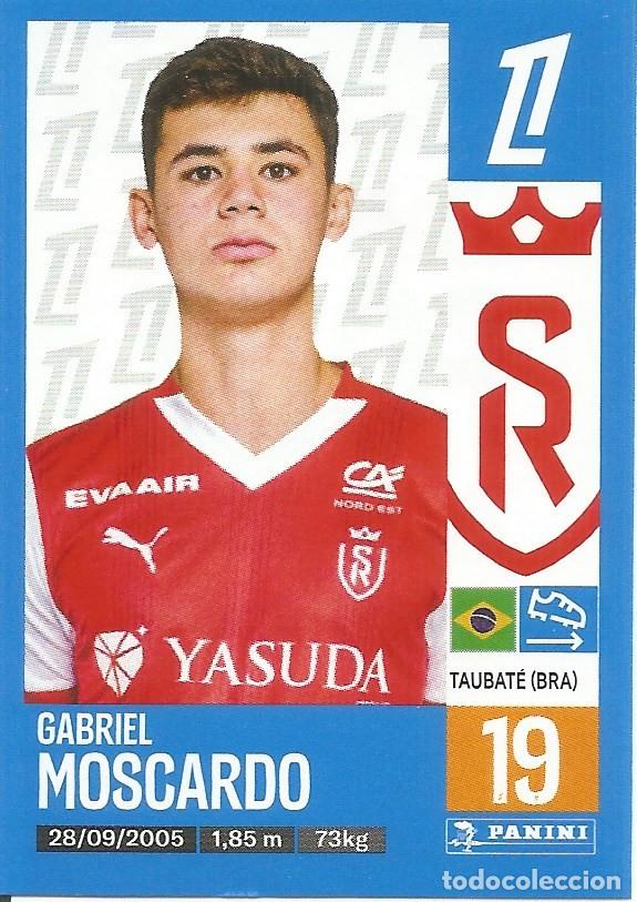 Figurine di Calcio: Cromo n.&ordm; 393 - Gabriel Moscardo - Stade Reims - Foot 2024 2025 - Ligue 1 McDonald's (Panini) - UNFP