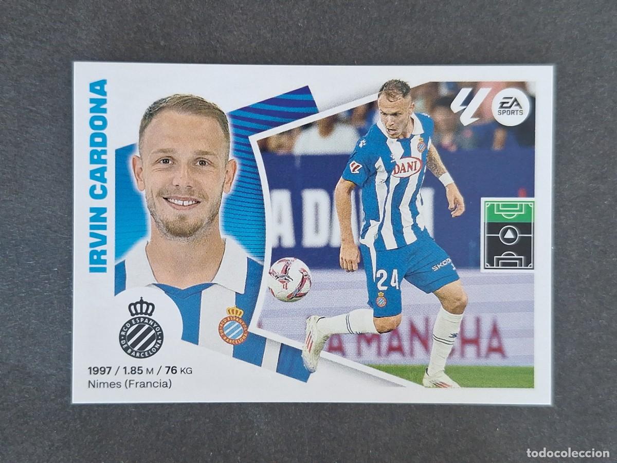 Fu&szlig;ball-Sticker: L4 IRVIN CARDONA R. C. D. ESPA&Ntilde;OL COLOCA LIGA ESTE 2024 2025 24 25 NUNCA PEGADO SIN PEGAR