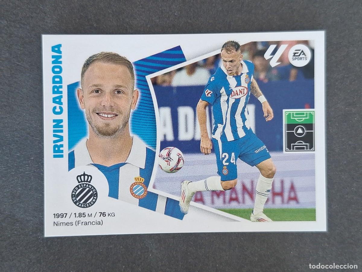 Fu&szlig;ball-Sticker: L4 IRVIN CARDONA R. C. D. ESPA&Ntilde;OL COLOCA LIGA ESTE 2024 2025 24 25 NUNCA PEGADO SIN PEGAR