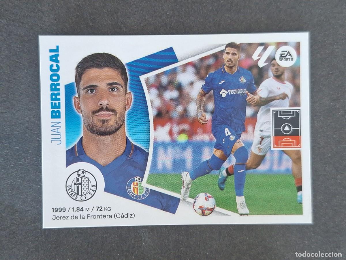 Fu&szlig;ball-Sticker: L4 BERROCAL GETAFE C. F. COLOCA LIGA ESTE 2024 2025 24 25 NUNCA PEGADO SIN PEGAR