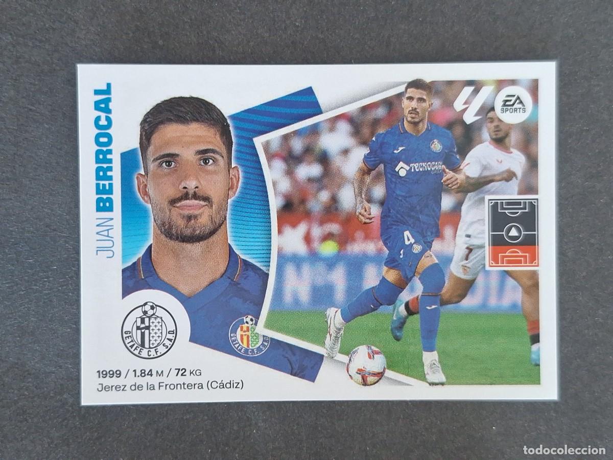 Fu&szlig;ball-Sticker: L4 BERROCAL GETAFE C. F. COLOCA LIGA ESTE 2024 2025 24 25 NUNCA PEGADO SIN PEGAR