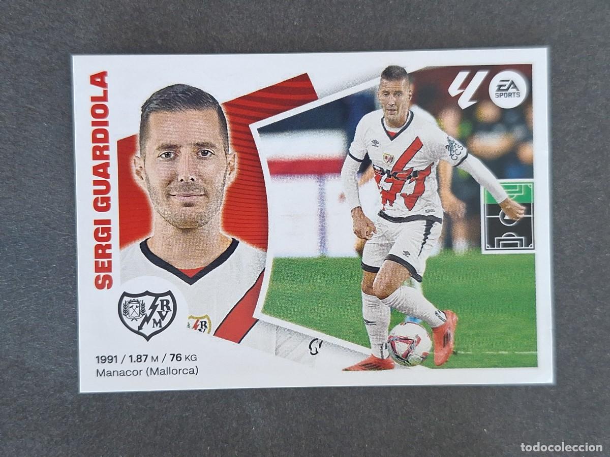 Cromos de f&uacute;tbol: L4 SERGI GUARDIOLA RAYO VALLECANO COLOCA LIGA ESTE 2024 2025 24 25 NUNCA PEGADO SIN PEGAR